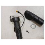 AaiLucky 20X Full Twist Throttle Grip for EBike, 12V-72V Electric Bike Twist Throttle, Right Hand Mount Scooter Throttle, MTB Motorcycle Speed Accelerator with 3 PIN Waterproof Connector