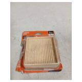 3 in. Off-White Square Smooth Rubber Floor Protector Furniture Cups for Carpet & Hard Floors (2-Pack)