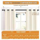 TONIAL Black Curtain Rod 32 to 58 Inch(2.6-4.8ft), Telescoping Splicing 3/4 Curtain Rods for Windows 20 to 53 Inch(1.7-4.4ft), Decorative Single Drapery Rod with Round Cap Finial