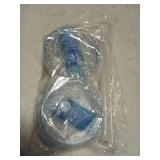 QIONG 2 PCS Spill Proof Tumbler Flip Straw Lid for Stanley 30oz, Replacement Leak Proof Tumbler Lid Fit for Quencher, Reusable Tumbler Cover 30oz Stanley Cup Accessories (Blue+Blue)