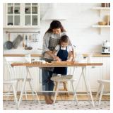 Simpracon Non Slip Silicone Chair Leg Floor Protectors No Felt 0.8 to1.3 Chair Leg Caps Bottom Small Furniture Table Feet Covers for Hardwood Floors Prevent Scratches No Noise Round Square,24 PCS