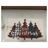 Buffalo Plaid Christmas Trees Pillow Cover