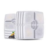 Cat Water Fountain Filters,8 Pack Replacement Filter Fit for Top Square 84oz/2.5L Cat Pet Fountain, 3 Filtration System