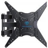 PERLESMITH Full Motion TV Wall Mount for 26-60 Inch TVs, TV Mount with Articulating Arms Swivels Tilt Extension - Wall Mount TV Brackets VESA 400x400 Fits LED LCD OLED 4K TVs Up to 77 lbs