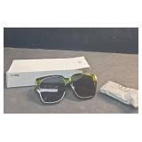 HAOLOTA Polarized Fit Over Glasses Sunglasses for Women Men Trendy Square Wrap Around Shades UV Protection