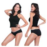 Nalwort Womens Period Underwear Menstrual Period Panties Postpartum Cotton Panties 5 Pack (as1, alpha, s, regular, regular, Color-01)