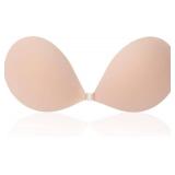 Awant Strapless Sticky Bra (US, Cup Band, B, Beige)