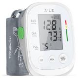 AILE Blood Pressure Monitor, Blood Pressure Machine Upper Arm Large Cuff(8.7\"-16.5\"), High Automatic Blood Pressure Monitors Cuff for Home Use, (BP) Manual Arm Blood Pressure Monitors, 2 * 99 Memory