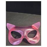 Fuguibadn Adults Mirror Mask Shiny Disco Bar Party Prom Ball Mask Glitter Masquerade Face Mask Cover Costume Accessory (07-Pink, One Size)