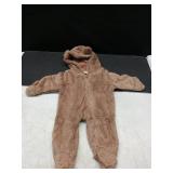 Brown Bear Baby Snowsuit with Ears Size- 0-3 Months