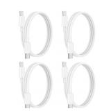 USB C to Lightning Cable 4Pack 3FT Type C Charger Fast Charging Cord Compatible for Apple iPhone 14/14 Pro/14Pro Max/13/13 Pro/12/12 Pro/11/11 Pro/XR/XS/X/8/8 Plus/iPad MFi Certified