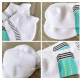 suaskk Womens Athletic Cushioned Anti-Blister Comfort Running Ankle Socks 5 Pairs