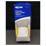 Bell-Horn Crisscross Lumbosacral Lower Back Support Brace, Small (Waist: 24\" - 30\")
