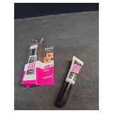 NYX PROFESSIONAL MAKEUP The Brow Glue, Extreme Hold Tinted Eyebrow Gel - Black