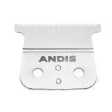 Andis T-Blade Replacement for T-Outliner, GTO, GO, and SLS Trimmers - Close Cutting, Zero Gapped, Silver
