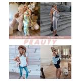 Peauty Fall Maternity Dress Baby Shower Dress Belly Support Maternity Shapewear Fall Winter Pregnancy Clothes Pregnancy Underwear Belly Bands for Pregnant Panties Gender Reveal Dresses(Nude M)