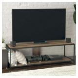 Queer Eye Quincy Transitional TV Stand for TVs up to 65   Weathered Oak