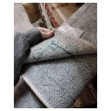 Veranda Dark Blue/Ivory 6 7  x 9  Traditional Indoor/Outdoor Rectangle Area Rug