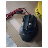 Nexurion Reaper Z Pro Gaming Mouse - 3600 DPI, 7 Macro Buttons, 10 Color-Changing RGB Backlight, 4 Adjustable DPI Levels - Midnight Black