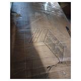 Wooden Storage Bed Frame with LED Bookcase Headboard