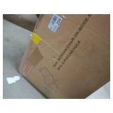 19.5 in Seat Height Upholstered Solid Wood Full Back Dining Chair (Set of 2)