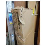 Mr. Kate Luna Metal TV Stand for TVs up to 65\" with Fluted Glass Black