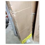 Mr. Kate Luna Metal TV Stand for TVs up to 65\" with Fluted Glass Black