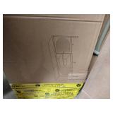 Mr. Kate Luna Metal TV Stand for TVs up to 65\" with Fluted Glass Black