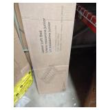 Dorel Milton Engineered Wood Loft Bed Space-Saving  Twin  White