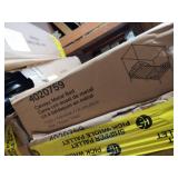 DHP Metal Canopy Kids Platform Bed with Four Poster Design, Scrollwork Headboard and Footboard, Underbed Storage Space, No Box Sring Needed, Twin, Pink (B019C6P2IC)