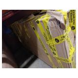 CosmoLiving by Cosmopolitan Scarlett Single Pedestal Desk White: Office Desk with Storage, Glam Style