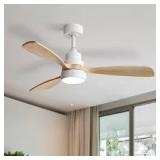 48 In. Nicola 3-Blade Modern Ceiling fan with Remote Control