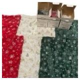 Holiday Decorative Throw Pillow Covers - Set of 3