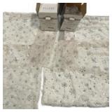 FUTEI Snowflake Christmas Throw Pillow Covers Set bundle of two