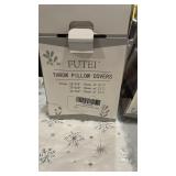 FUTEI Snowflake Christmas Throw Pillow Covers Set bundle of two
