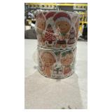 Gingerbread Man Christmas Sticker Roll bundle of two