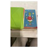 Dr. Seuss Grinch Holiday Cards Box Set bundle of two