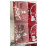 Cadizee size XL red and white Christmas tree pjs bundle of two