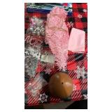 Pink Christmas Tree with LED Lights and Decorations