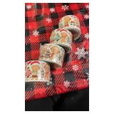 Gingerbread Man Holiday Decorative Paper Chain bundle of four