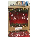 26 Inch Pine Wreath Christmas Wreaths for Front Door Real Touch Norfolk Pine Wreath Large Artificial Green Wreaths for Walls Windows Mantle Indoor Outdoor Home Decor with white Berries Xmas Decoration