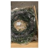 26 Inch Pine Wreath Christmas Wreaths for Front Door Real Touch Norfolk Pine Wreath Large Artificial Green Wreaths for Walls Windows Mantle Indoor Outdoor Home Decor with white Berries Xmas Decoration