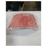 Red Glitter Metal Christmas Tree Skirt