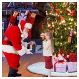 Christmas Tree Skirt - 48 Inches White Christmas Tree Skirt, High-End Soft Classic Fluffy Faux Fur Tree Skirt for Xmas Tree Decorations and Ornaments - Retail: $18