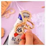 Love Forever Bottle Openers for Wedding Favors to Guests, Bridal Shower Party Gifts, Souvenirs or Decorations with Gift Package (Love heart) - Retail: $58