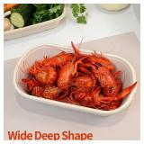 50 Pack 32 oz Paper Meal Prep Containers Disposable Food Containers with Lids, Deep Large Meal Prep and Take Out Food Containers for Salads, Lunch (50 Bowls 50 Lids) - Retail: $28