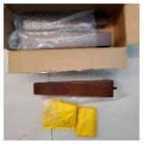 Furniture Legs - 12 inch Wood Bench, Chair, Square Table, Sofa Ottoman Legs - Brown Pack of 4 - Retail: $61