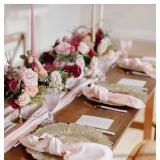 12 Pack Gold Charger Plates, 12.7 Round Plastic Reef Plate Chargers with Flora Reef Design for Wedding Dinner Party Decoration - Retail: $36"