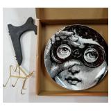 Decorative Plates Handmade Ceramic Ornament for Home & Office Wall Decors (with Hanger) 8 Inch. - Retail: $22