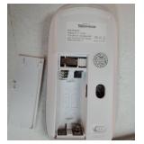 Wireless Keyboard and Mouse Ultra Slim Combo, TopMate 2.4G Silent Compact USB 2400DPI Mouse and Scissor Switch Keyboard Set with Cover, Batteries Included, for PC/Laptop/Windows/Mac - Rose Gold White 